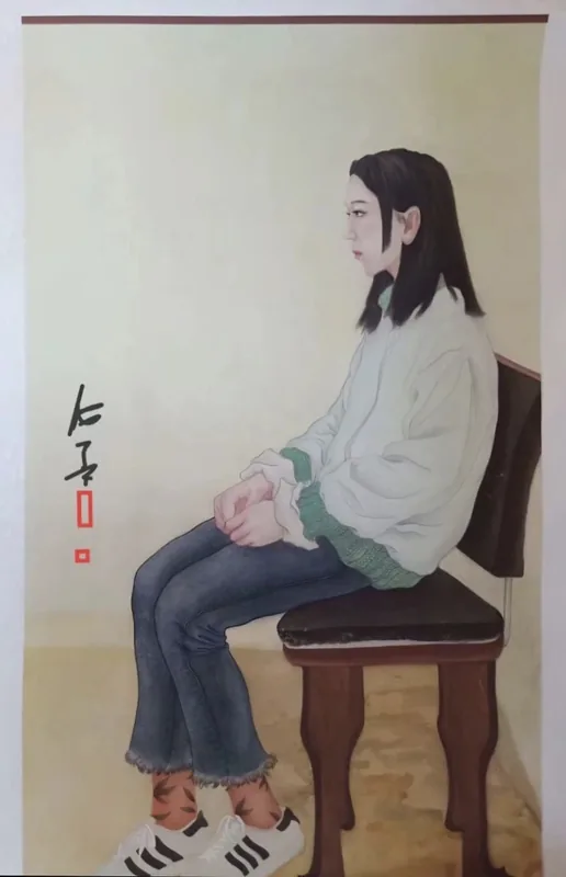 Painter at Desk