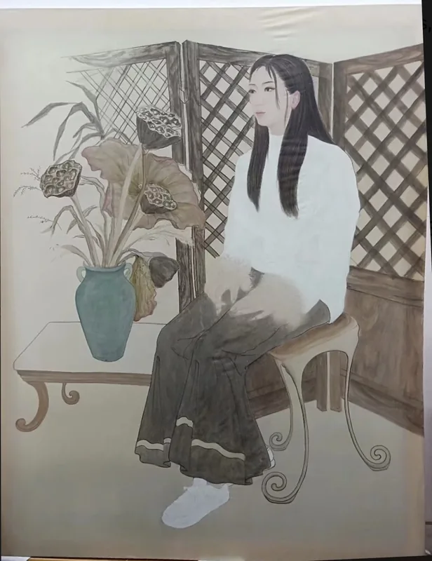 Serenity with Dried Lotus